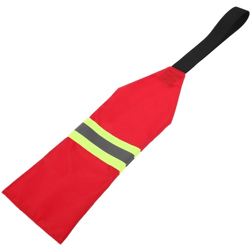 Red warning flag - red,