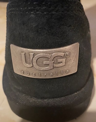 Black genuine ugg boots - genuine,