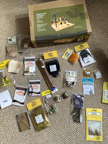 Fly tying kit mixed brands - kit,