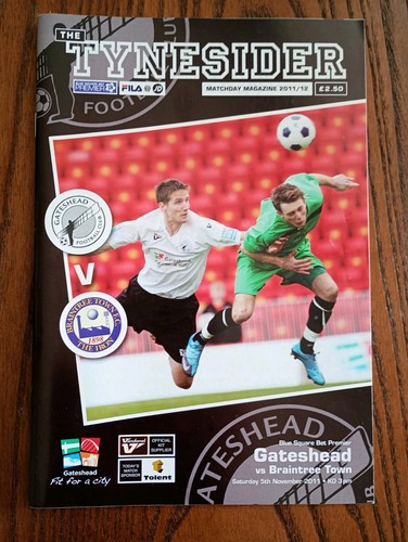 Gateshead braintree town - gateshead, v