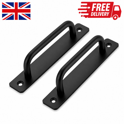 Black door pull handles - door,
