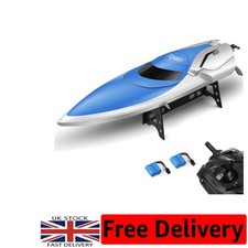 Durable Dual Hatch RC Boat with 2 Rechargeable Batteries - Perfect Gift for Kids