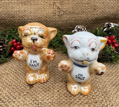 Vintage ceramic salt - vintage,
