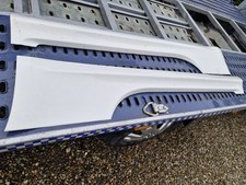 GENUINE FIAT 500 ABARTH 595 SIDE SKIRTS SILL COVERS White 