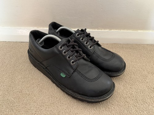 Kickers kick black leather - kickers, lo