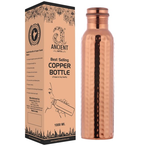 Pure copper hammered water - pure,