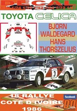 DECAL TOYOTA CELICA TWINCAM