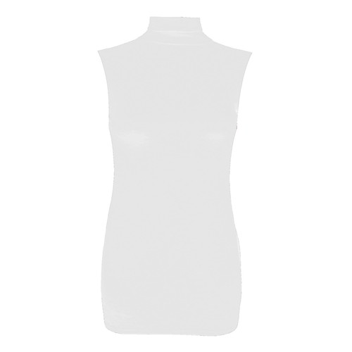 Ladies plain polo neck - neck, womens