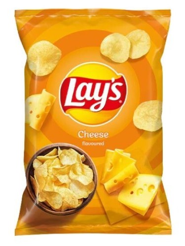 Lays cheese flavoured crisps - lays,
