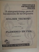 combo band  parts GOLDEN TRUMPET / FLAMENCO EN CHA