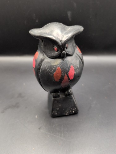 Ceramic owl figure - ceramic,