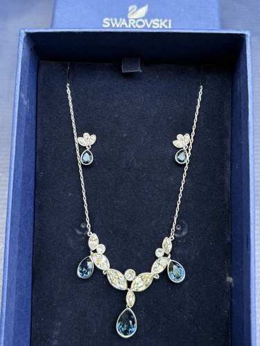 Swarovski blues necklace - swarovski, ‘blues’