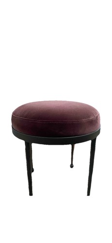 Accent stool crete pebble - stool,