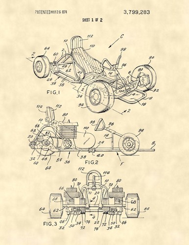 Kart cart frame - go,