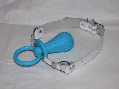 New genuine white leather - leather, xl