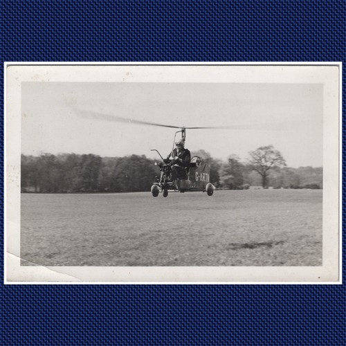 Vintage photograph autogyro - vintage,