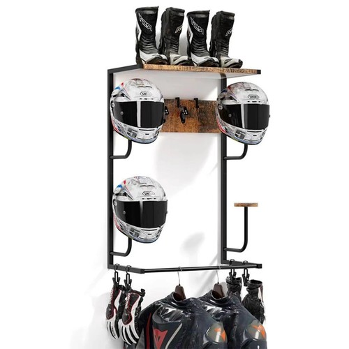 Motorcycle helmet holder - motorcycle,