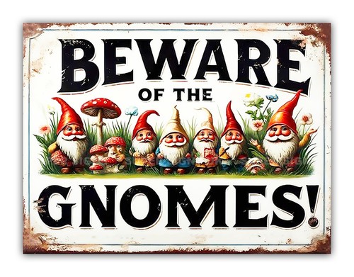 Beware the gnomes metal - beware,