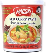 MaeSri Curry Paste, No Preserative, No MSG, Vegan | Green | Red | Masaman