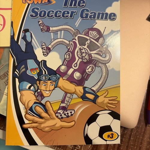 The soccer game lazytown - soccer,