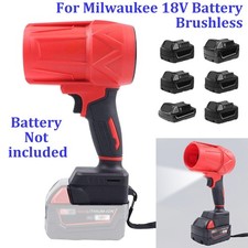 For Milwaukee 18V Batteries Strong Wind Turbo Jet Fan Blowing Hair Dryer Machine