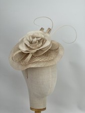 Jacques Vert Pale Beige Fascinator  (1195)