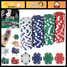 100pc 11.5g Casino Poker Chips