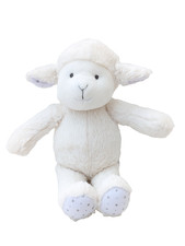 Mothercare Lamb Sheep Soft Toy Plush Cuddly Teddy Stuffed Animal Silver Stars