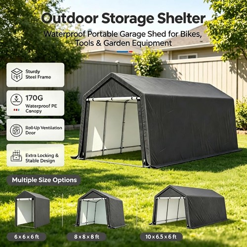 10ft garden shed storage - 6-10ft,