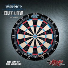 Shot Warrior Outlaw Dartboard Professional Level Tournament Size Dartboard
