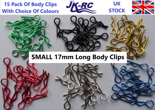 Pack small body clips - 15,