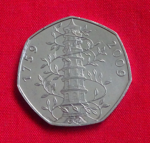 2009 kew gardens 50p coin - 2009,