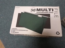 35 Suspension Files for Filing Cabinets, Including Tabs 