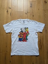 Kaws x Uniqlo Sesame Street Companion Trash Can Tee White Mens M