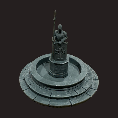 Minas tirith city fountain - minas,