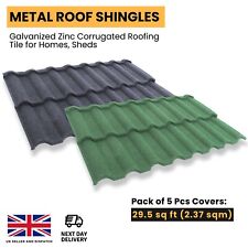 Metal Roof Shingles - Galvanized Zinc Corrugated Roofing Tile for Homes, Sheds