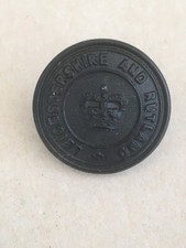 OBSOLETE POLICE BUTTON, LEICESTERSHIRE & RUTLAND CONSTULARY, LARGE  1 x 24mm