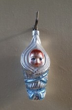 Vintage Christmas Glass Bauble