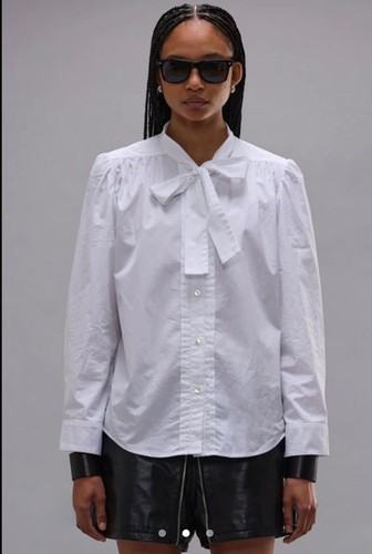 R13 neck tie shirt - neck,