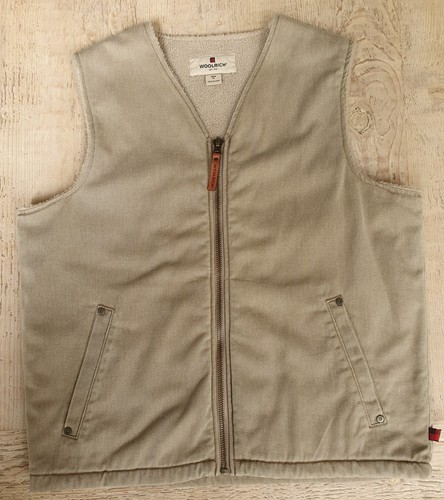 Woolrich canvas vest dark - woolrich,