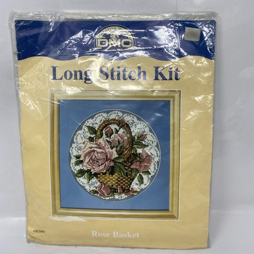Dmc long stitch kit rose - kit,