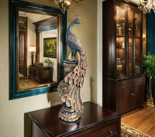 Elegant peacock ornament - 47,