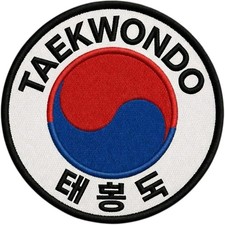 Taekwondo Patch Embroidery