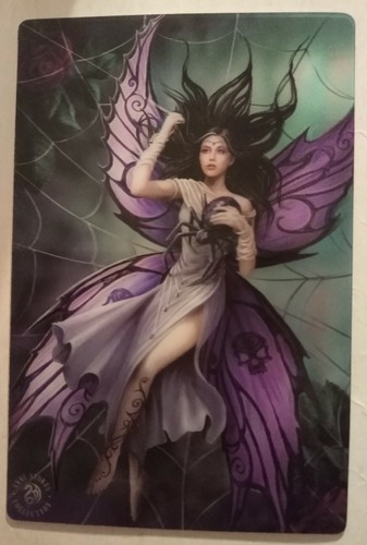 Silk lure postcard anne - silk, postcard,