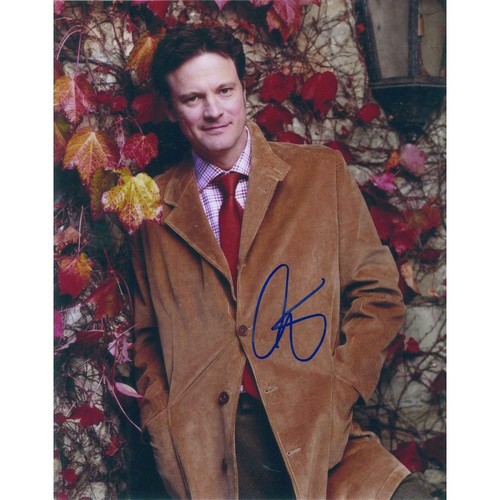 Colin firth autograph - colin, signed