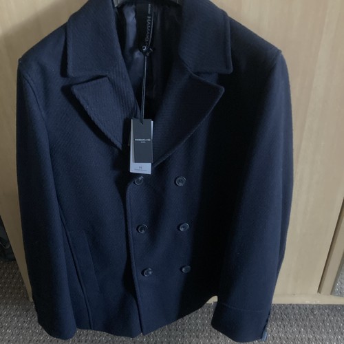 Hamaki mens pea coat - mens, pea-coat