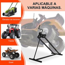 Folding lift for lawn mowers