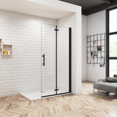 Matt black pivot bifold hinge - pivot,
