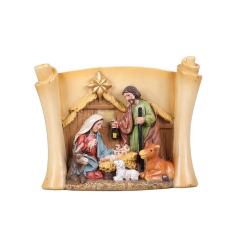 Nativity scene detailed manger - nativity,