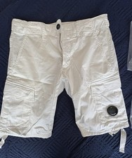 CP Company white  Cargo Bermuda Shorts Size 44/28 new 100% genuine